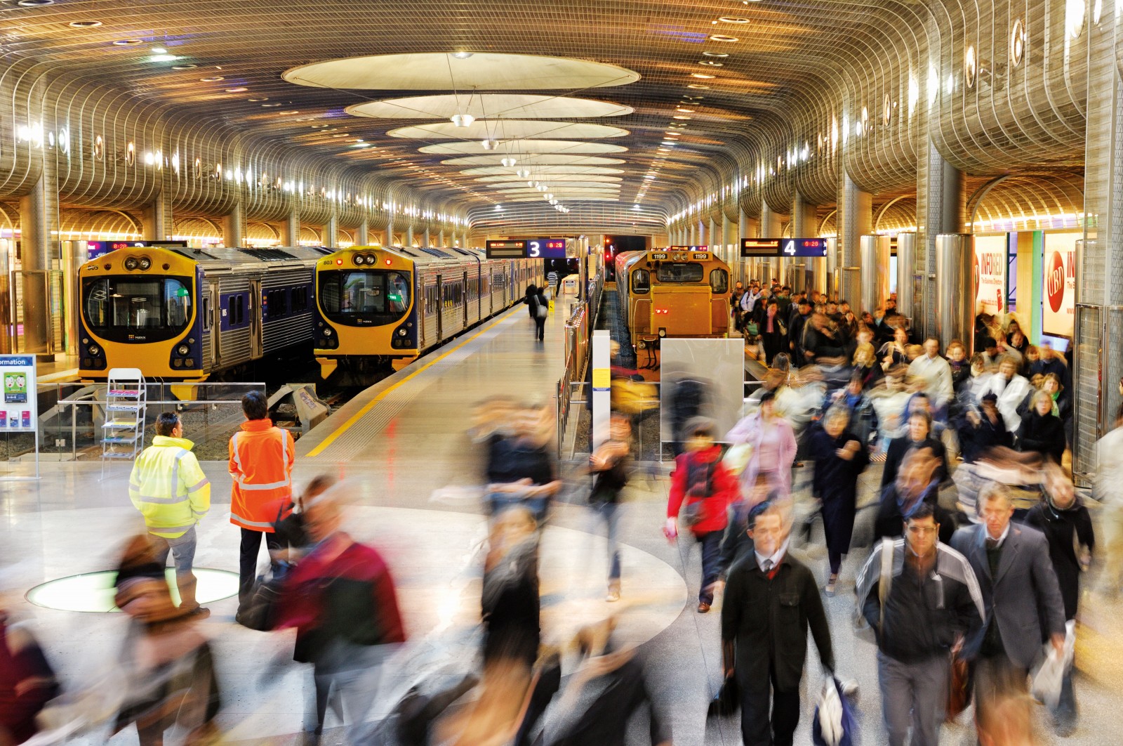 Auckland is what geographers call a ‘polycentric’ city, with a number of distinct centres operating across a wide urban area. The city’s transport is dominated by roads, the public transport system is poor, public transport usage is relatively low, and emissions per capita are high, something large infrastructure projects such as the Britomart Train Station (pictured) have attempted to correct. “One-hour commutes are a huge waste of the Earth’s resources,” says Philippa Howden-Chapman of the Resilient Urban Futures Programme. Building roads has other costs too: people walk less and spend less time socialising, both key variables of social wellbeing.