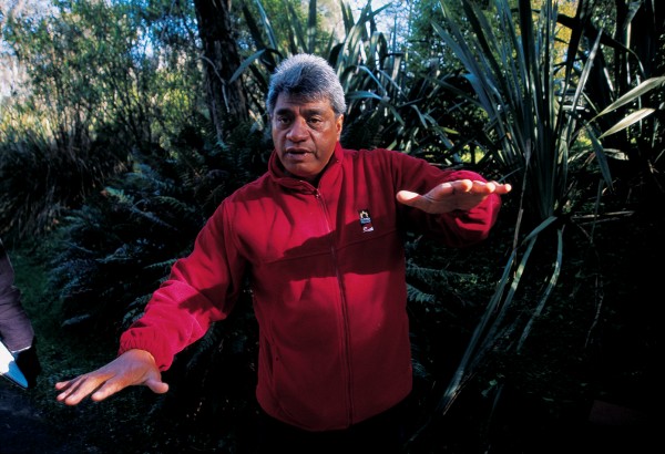 Huru Maika shares Tuhourangi stories with visitors to the Buried Village, where his great-grandfather was killed by the eruption. The unique advantage of Maori tourism rests in in their ancestral connections.