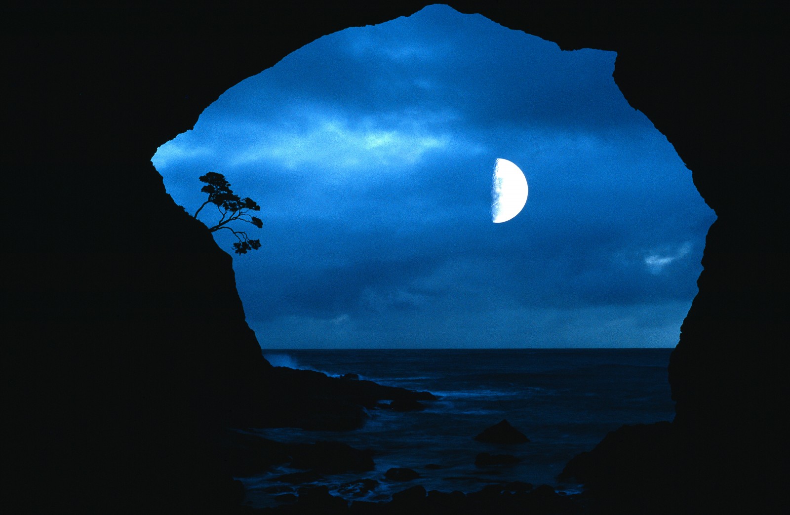 04_Spirit'sFlight_11 Let the secrets of this cave remain with the moon, the pohutukawa and the moana. Caressing forever the whisperings of TE ARA WAIRUA.