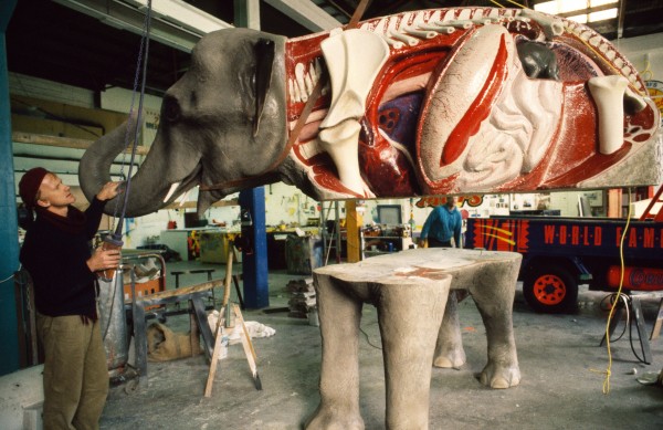 Harmen Hielkema, a second generation Dutch New Zealander, feels the pull of two cultures, and isn't sure that he fits neatly into either. One positive legacy of his Dutch background is a love of urban art-"of decorating the town." A recent commission by the Auckland Zoo has enabled him to explore this idea on an elephantine scale.