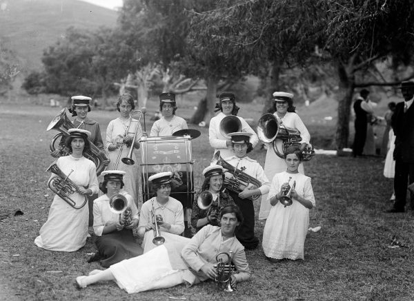 These WCTU women have formed a brass band to assist in getting the message across. The abuse of alcohol was a women's issue, as colonial men commonly drank their earnings away in the pubs, and drink was associated with violence in the home. Another casualty which offended all the ideals of pure, womanly behaviour was the drunken woman. Colonial newspapers regularly reported on court cases involving inebriated women.