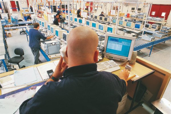 Computer giant PC Direct's 5000-square-metre factory is one of hundreds of businesses to have located to the North Harbour industrial estate. New jobs attract workers and their families, and amenities are not farbehind. Pinehill School was completed just three months after the site was blessed and the first sad turned (above).