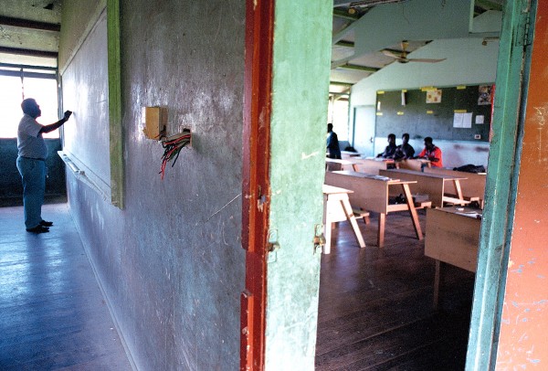 Substandard classrooms are a common feature of most Pacific islands, but with many of its schools looted or destroyed, Bougainville has had to start again from scratch, a process New Zealand is assisting.