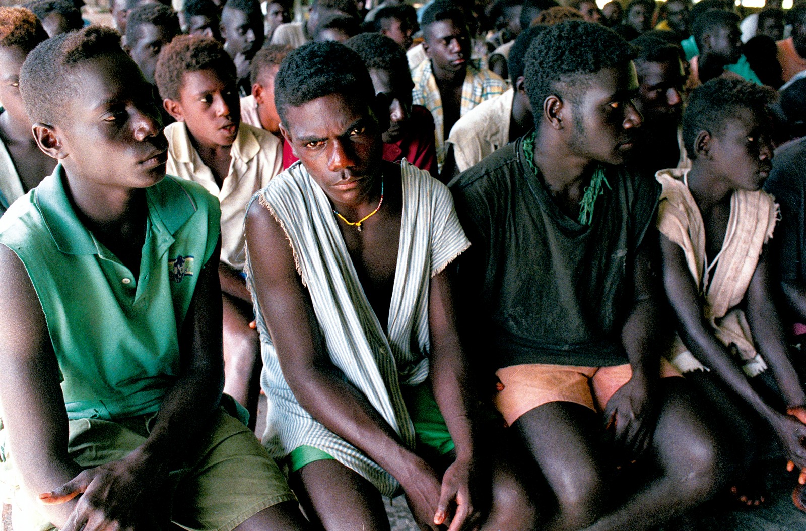 During the war years, some villages held rudimentary classes for their children, but now schools are struggling to cope with the added demand for education from the hundreds of young adults who missed out. Many are deeply traumatised by the war they fought in their teens.