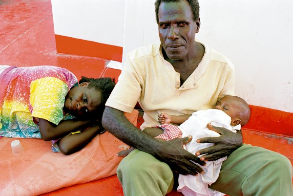 Although the daily horror of war is a thing now only of nightmare, Bougainvilleans still face the long haul of rebuilding their lives and their island. This family on board the local freight ferry Sankamap shares the hope of many: that life in the new millennium will be more assured than it was in the dying years of the old.