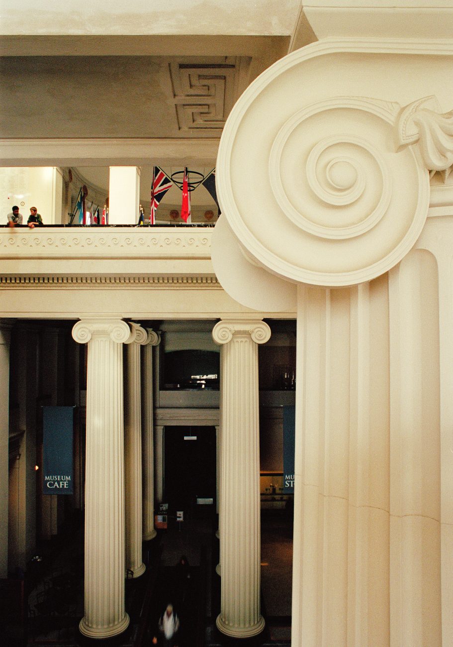 Although scientists come from around the world to use the museum's biological collections, casual visitors are more likely to be impressed by the grandeur of the building's lofty neoclassical entrance hall.