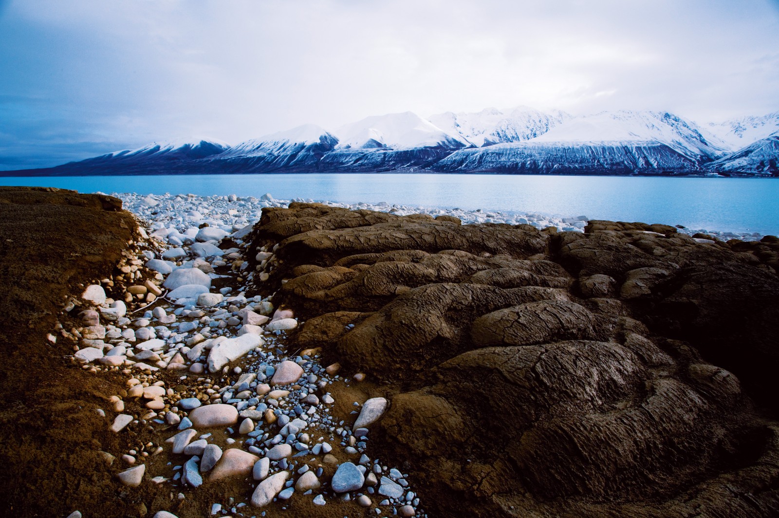 Between 1976 and 1979 the depth of Lake Pukaki was increased by 37 m—adding to a 9 m rise in the 1940s—to optimise its capacity for electricity generation. Environmental threats, such as shoreline erosion, were introduced by this construction and modified flow conditions have also affected river ecosystems in the area.