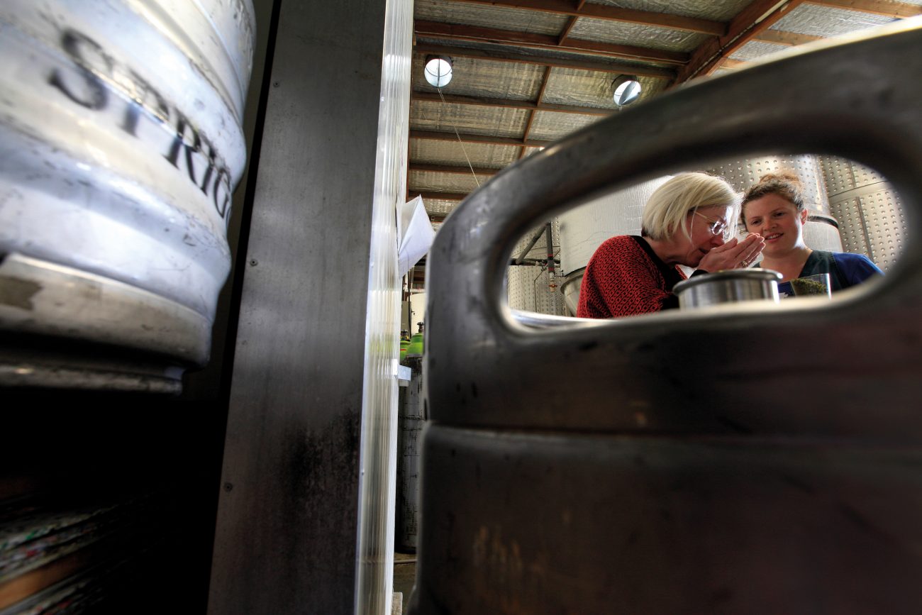 Tracy Banner takes in a good lungful of hops with brewer Ffion Jones. It’s this attention to detail that has won Sprig & Fern multiple Brewers’ Guild awards, no mean feat for a tiny brewery in a market dominated by big players such as Lion and DB Breweries. But from small beginnings come great things—New Zealand’s craft brewing tradition has been the lifeblood of the wider industry, and still drives innovation in the sector.