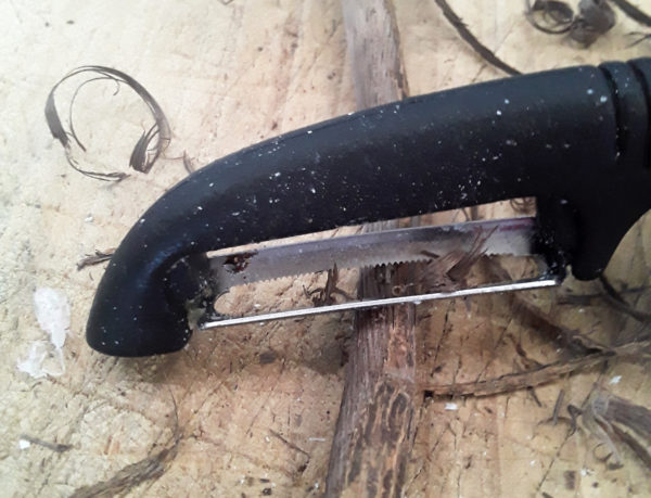 whittling wood
